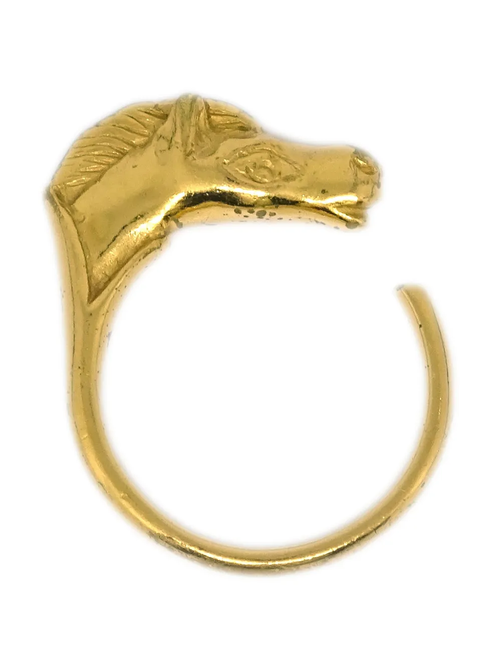 Hermès Pre-Owned 1990-2000s Horse ring | Gold | Image 1