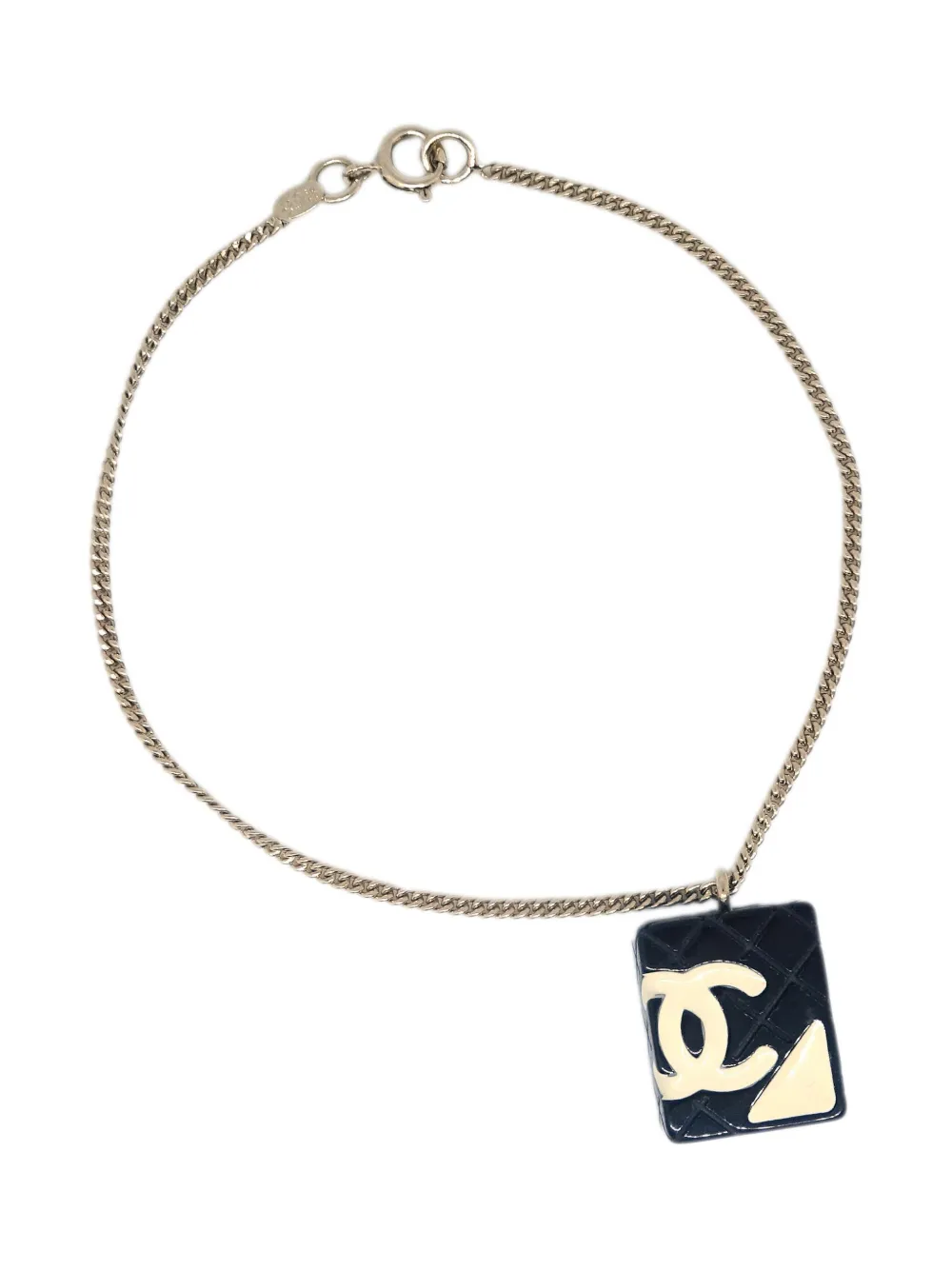 CHANEL Pre-Owned 2005 カンボン ライン ブレスレット - ゴールドトーン CHANEL Pre-Owned 2005 カンボン ライン ブレスレット - ゴールドトーン