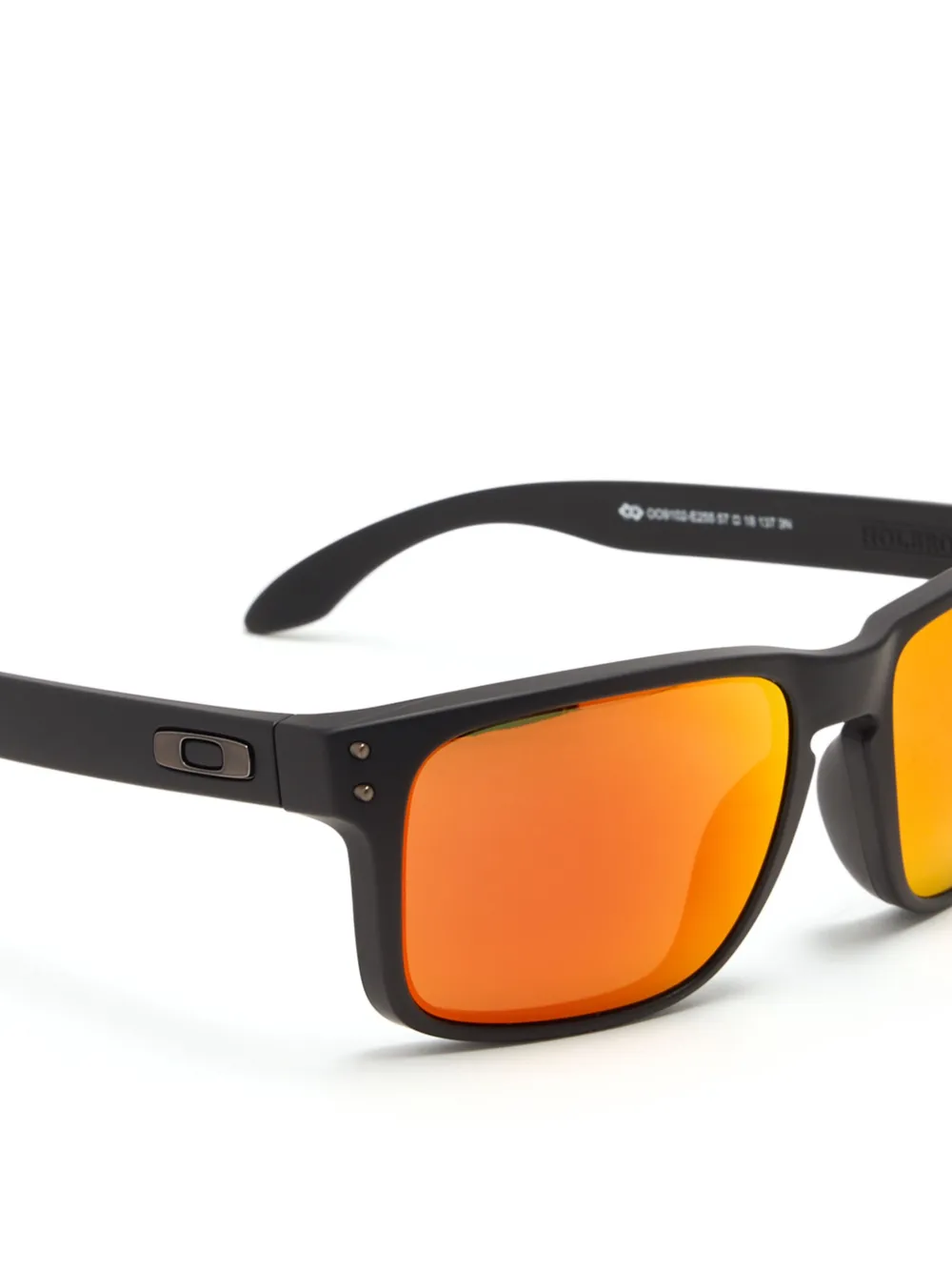 Oakley Zonnebril met vierkant montuur Zwart