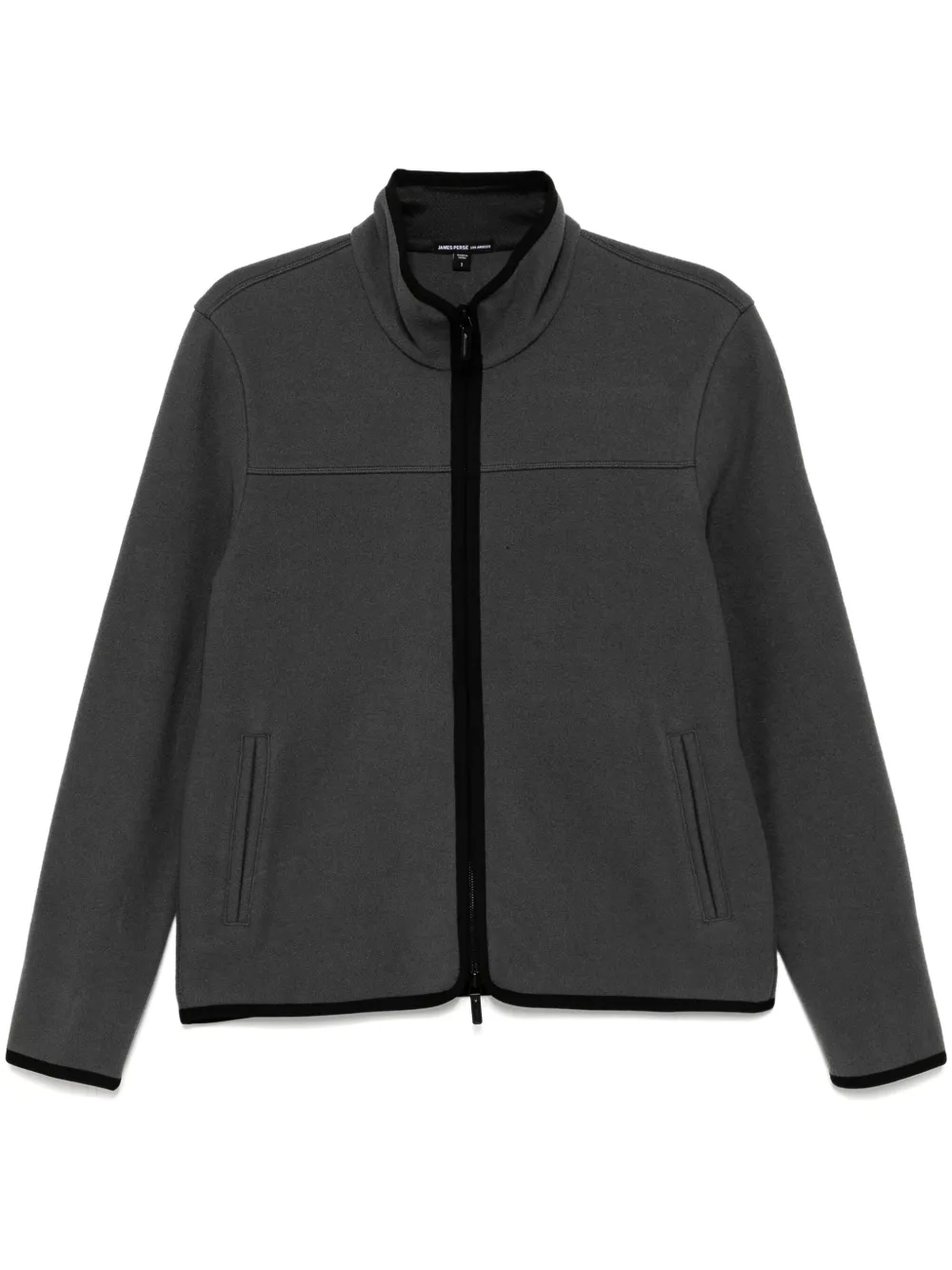 funnel-neck jacket