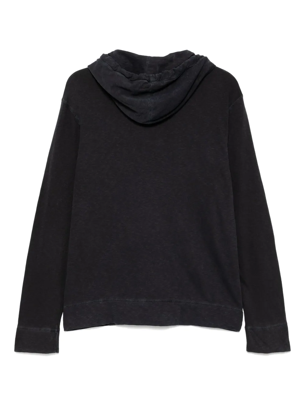 James Perse Vintage badstof hoodie met rits - Blauw