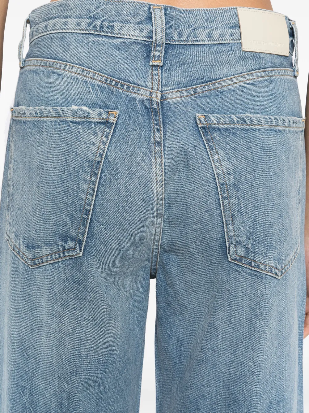 Citizens of Humanity Paloma jeans met wijde pijpen Blauw