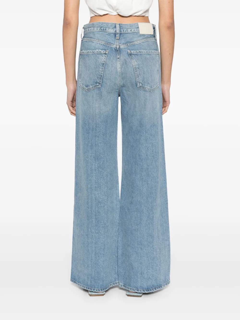 Citizens of Humanity Paloma jeans met wijde pijpen Blauw