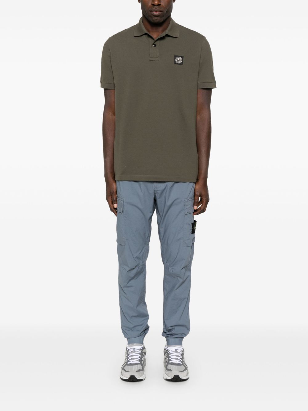 Stone Island Piqué poloshirt - Groen