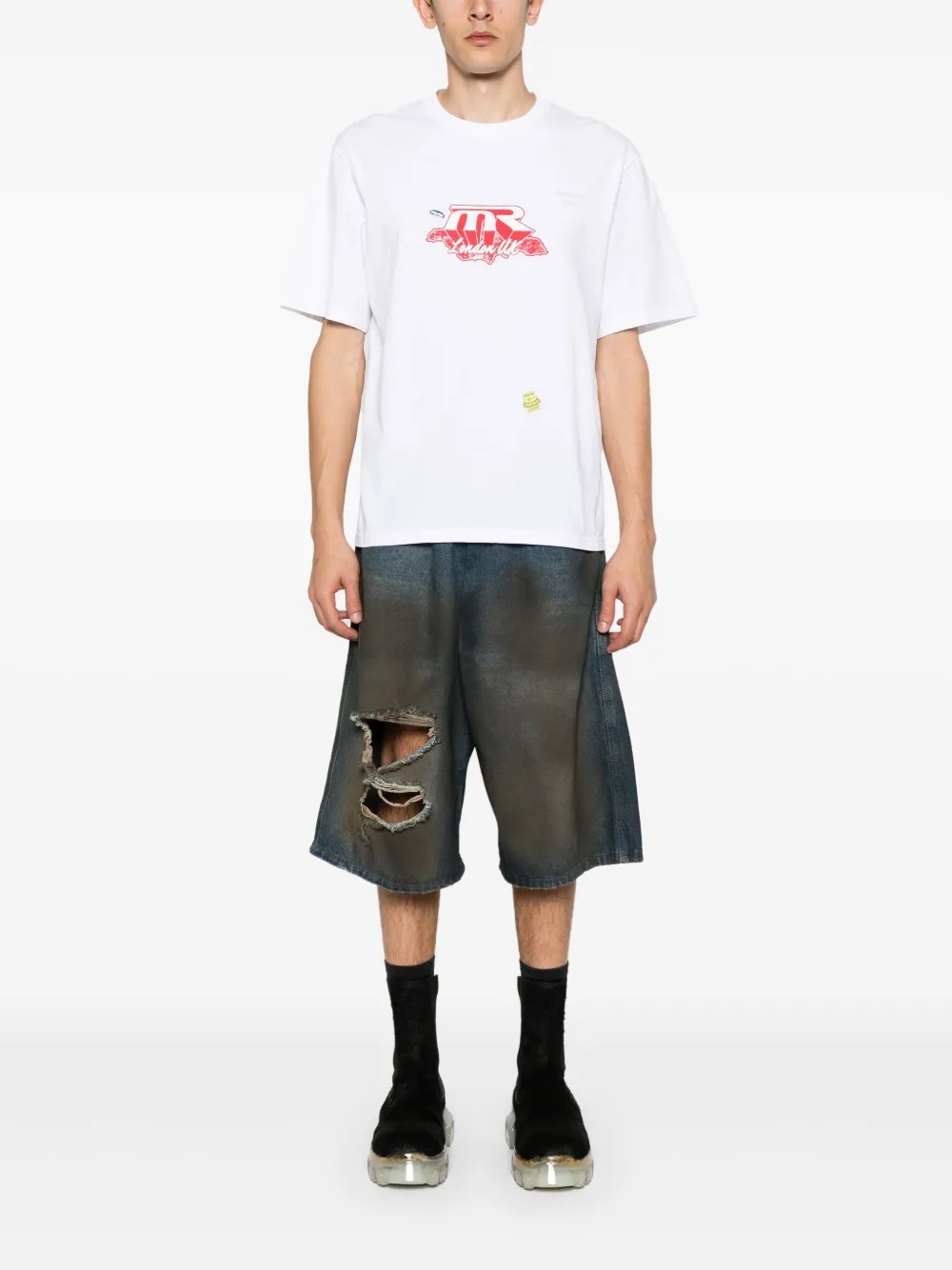 Martine Rose T-shirt met grafische print - Wit