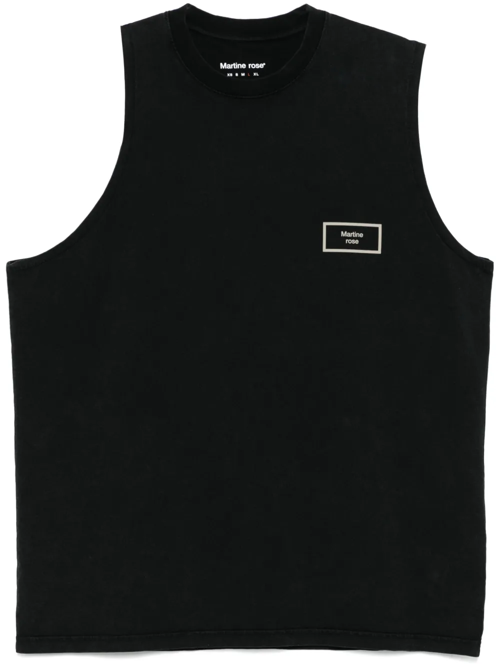 logo-print tank top