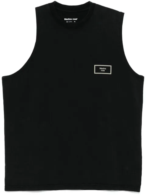 Martine Rose logo-print tank top