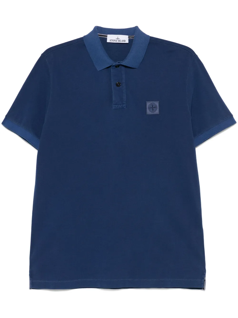 Stone Island Piqué poloshirt Blauw
