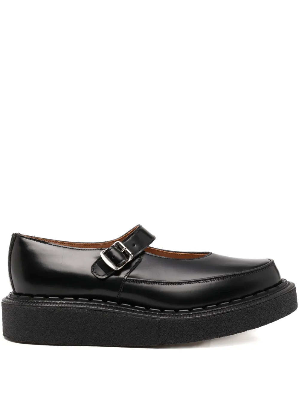 Comme Des Garçons Girl x George Cox leather mary janes - 1 BLACK