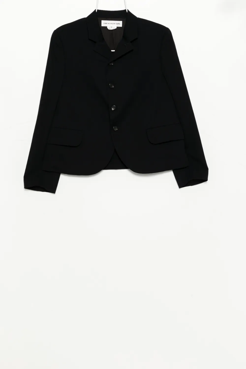 Comme Des Garçons Girl Blazer in lana - Nero