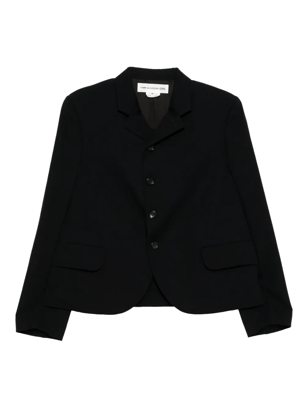 Comme Des Garcons Girl Wool Blazer In Black