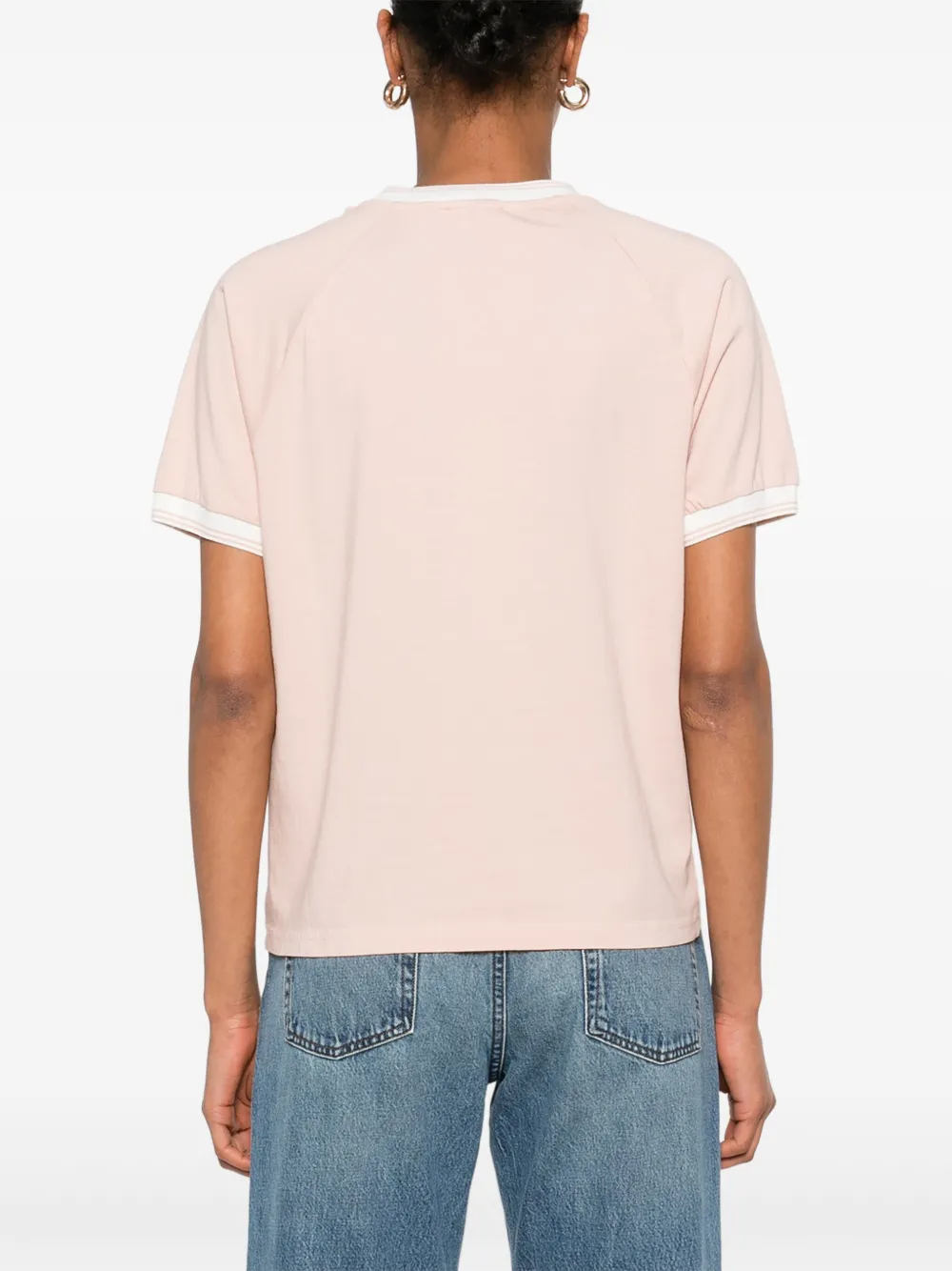 Autry T-shirt met logoprint Roze