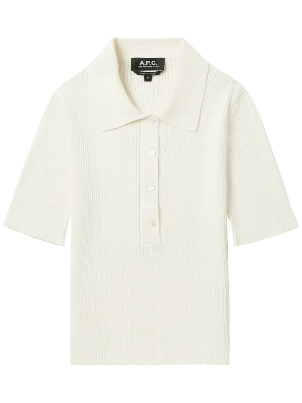 Apc Danae Polo Top In White