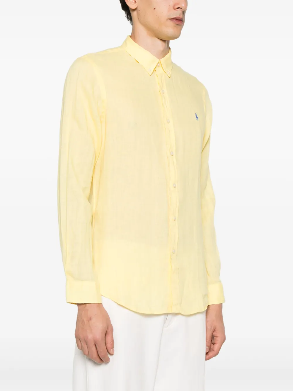 Polo Ralph Lauren Linnen overhemd Geel