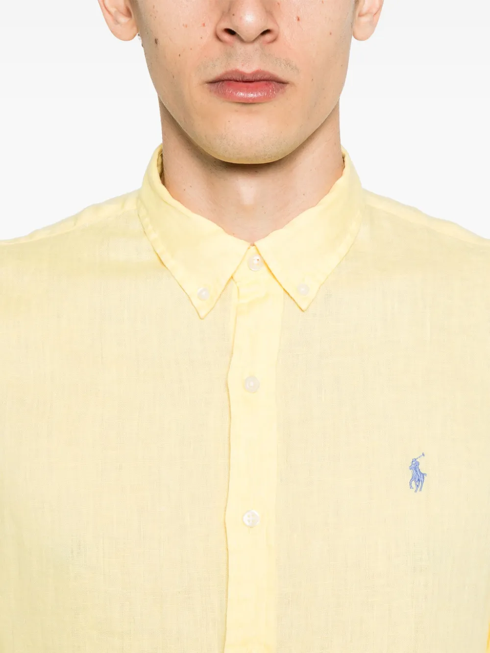 Polo Ralph Lauren Linnen overhemd Geel