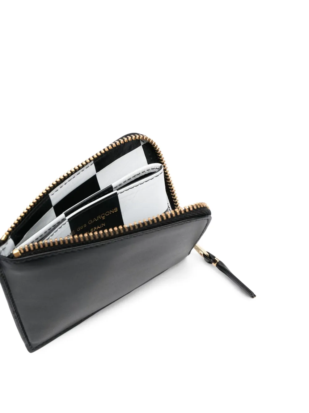Comme Des Garçons Wallet zip-around leather wallet Zwart