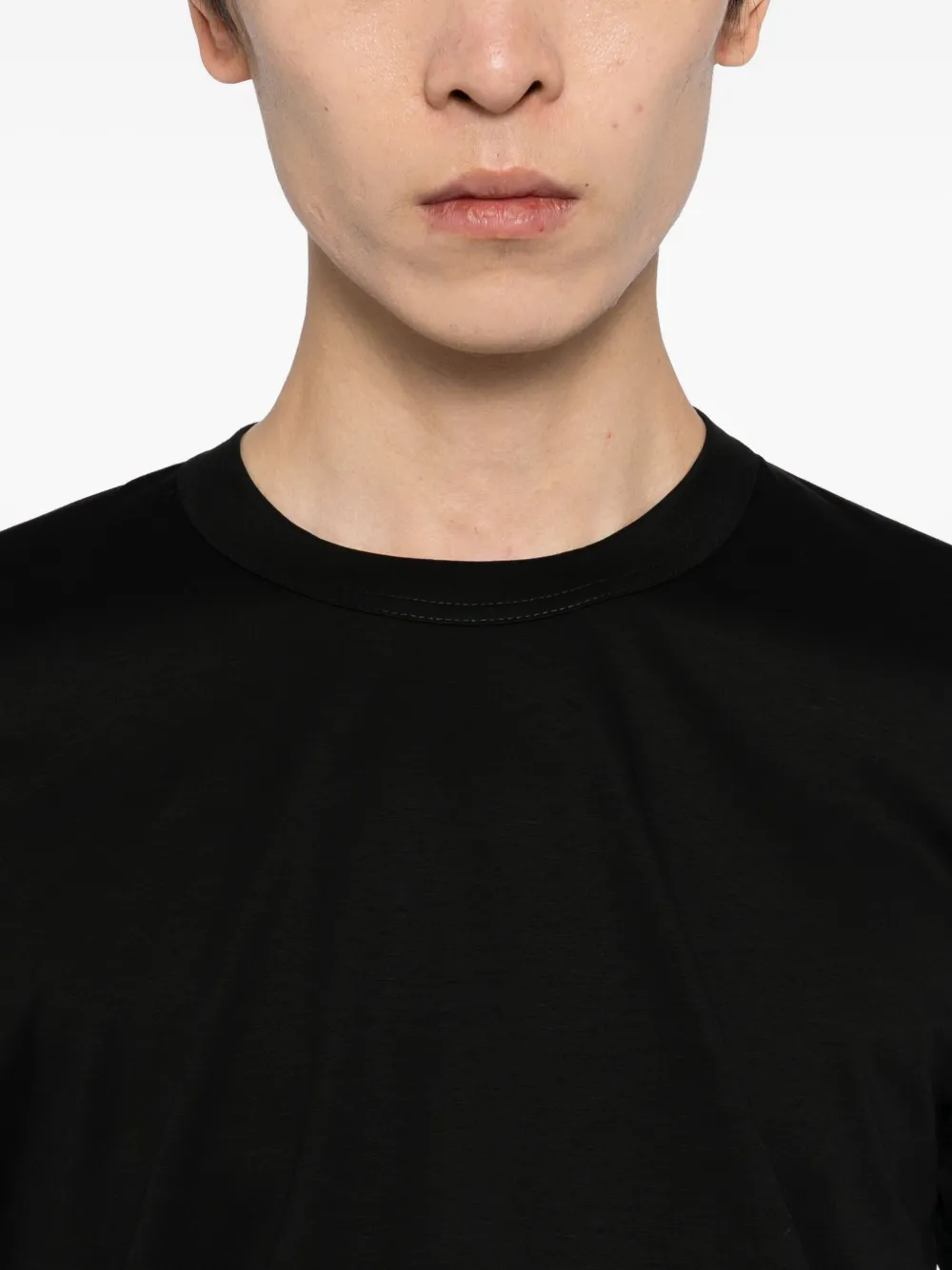 Noir Kei Ninomiya Cotton T-shirt In Black
