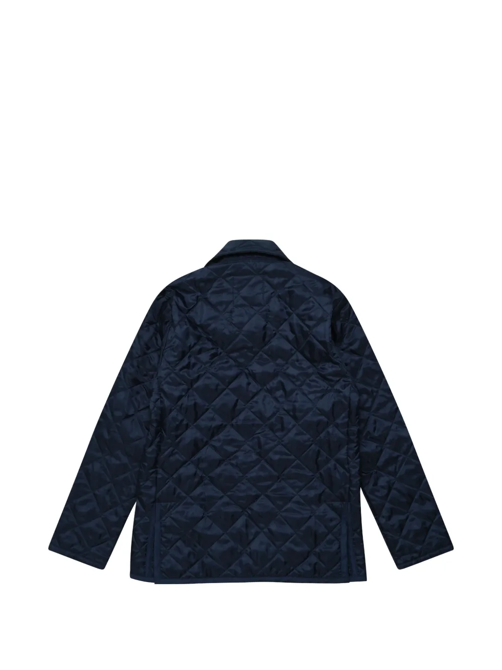 Comme Des Garçons Shirt x Lavenham gewatteerd jack met diamantvormig patroon Blauw