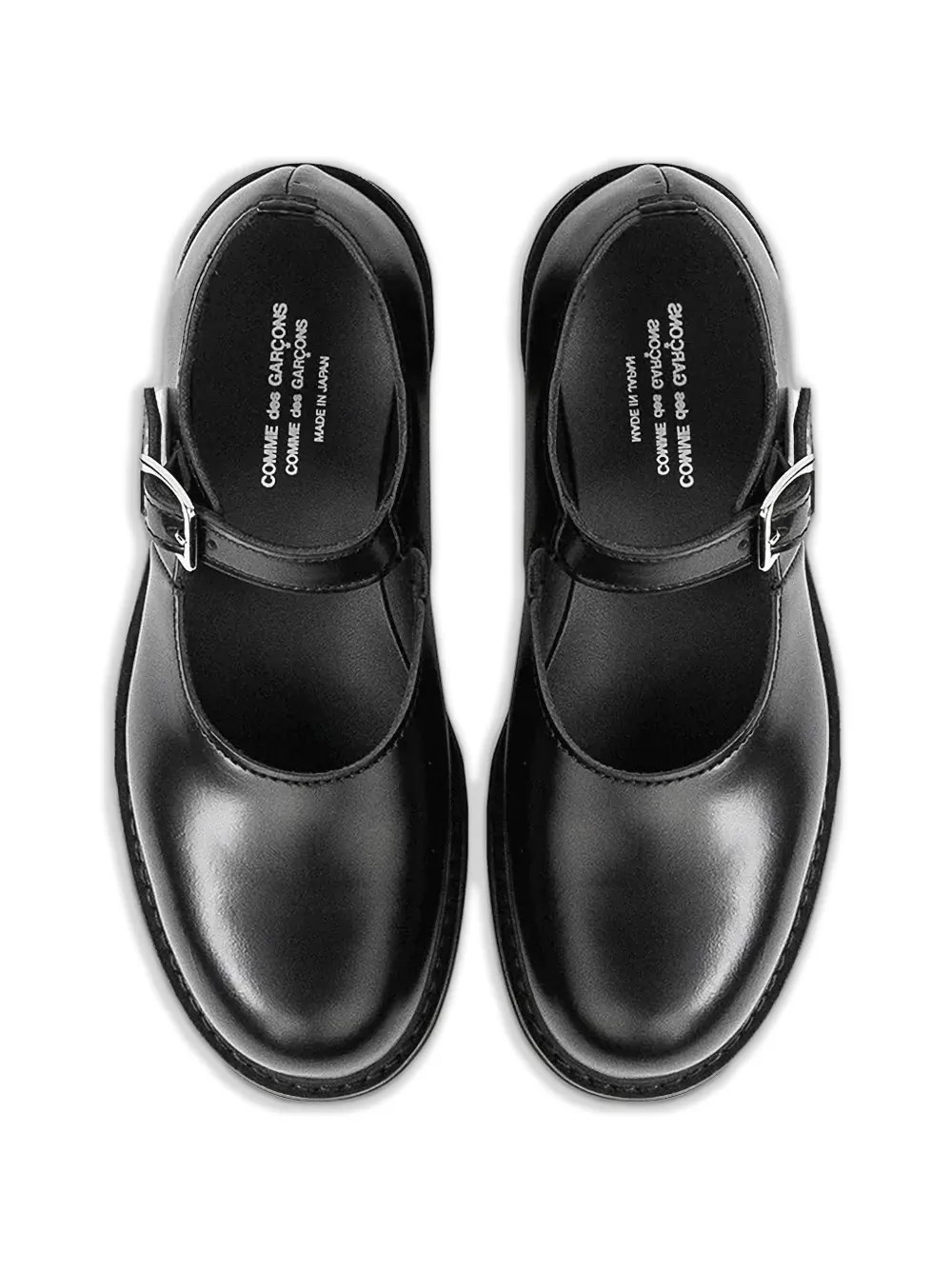 Comme Des Garçons Comme Des Garçons Pumps met gespbandje Zwart