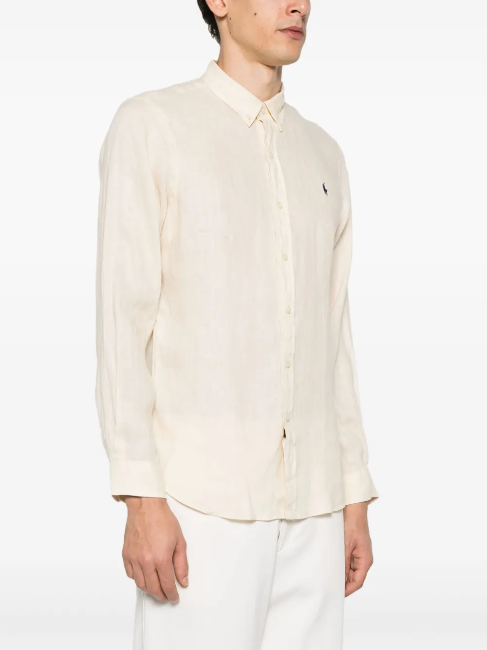 Polo Ralph Lauren Linnen overhemd Beige