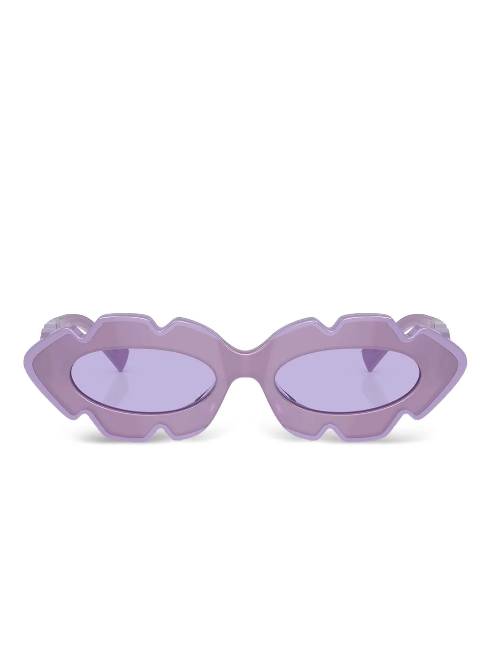 Alain Mikli lentes de sol con armazón geométrica | morado | Image 1