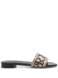 Ermanno Scervino logo-jacquard sandals - Neutrals