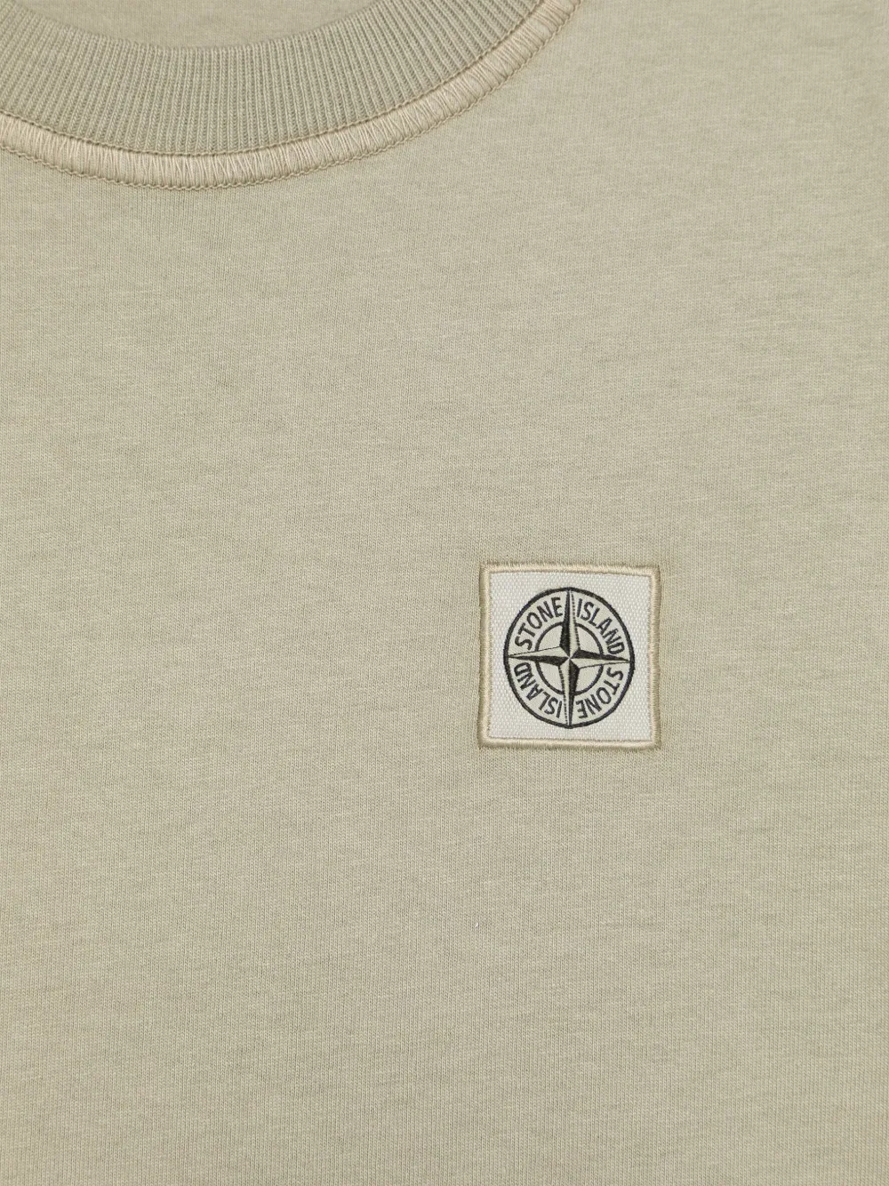 Stone Island Junior T-shirt met Compass-logopatch Groen