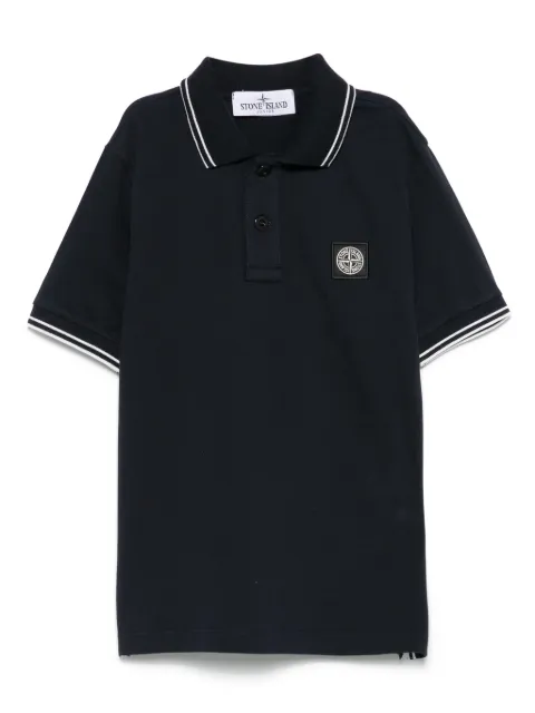 Stone Island Junior Polo con motivo Compass