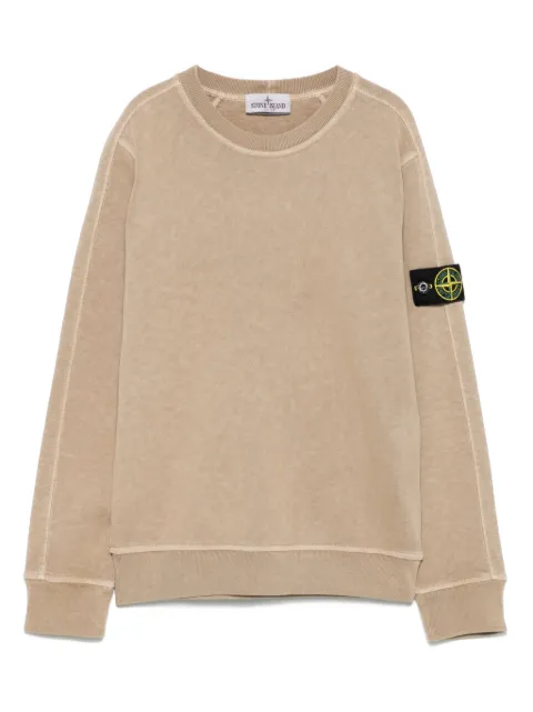 Stone Island Junior Compass-badge sweatshirt