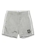 Stone Island Junior Compass-motif swim shorts - Grey