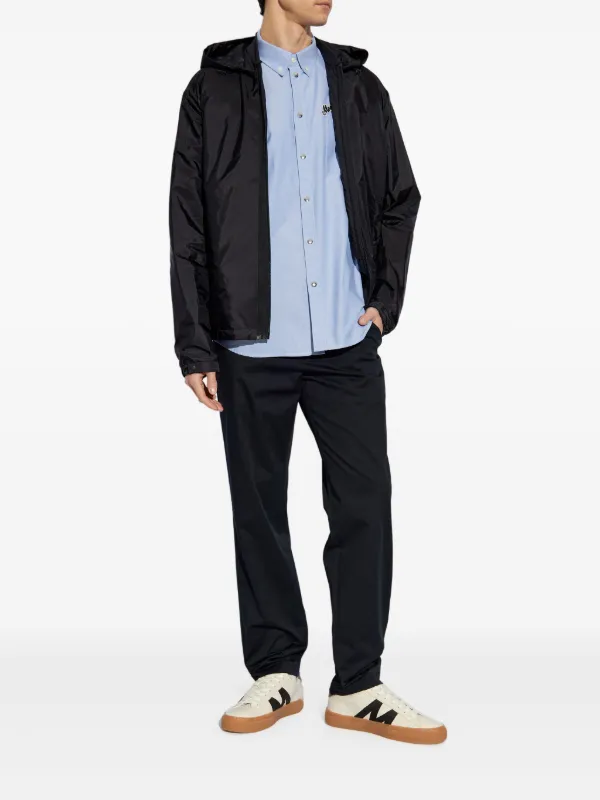 MONCLER フーデッドジャケット JP FARFETCH | ブラック | パデッドジャケット フーデッド Moncler M ブラック キッチン収納・ラック