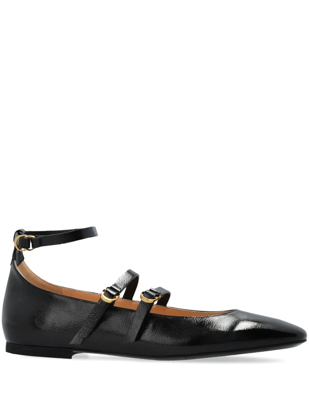 Odissì leather ballet flats