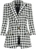 Balmain houndstooth blazer - White