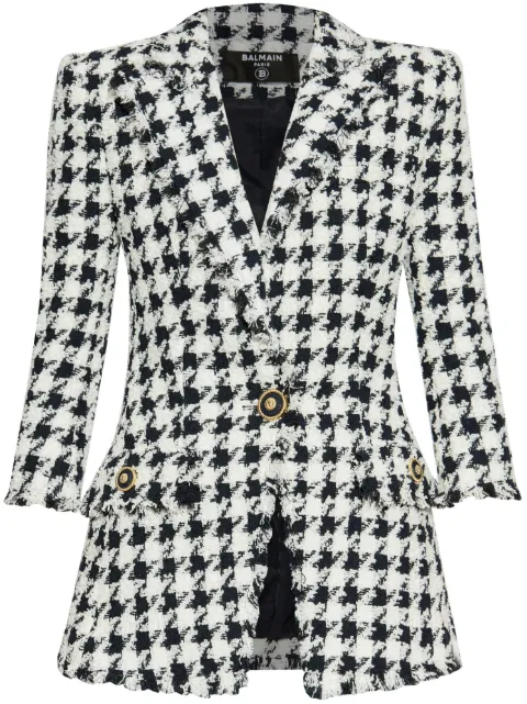 Balmain houndstooth blazer