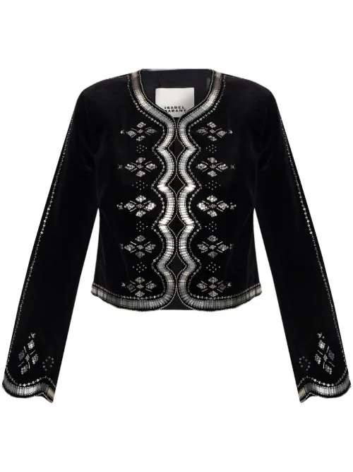 ISABEL MARANT veste Hady - Noir - ISABEL MARANT - Modalova