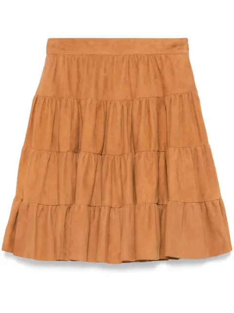 Ermanno Scervino suede mini skirt
