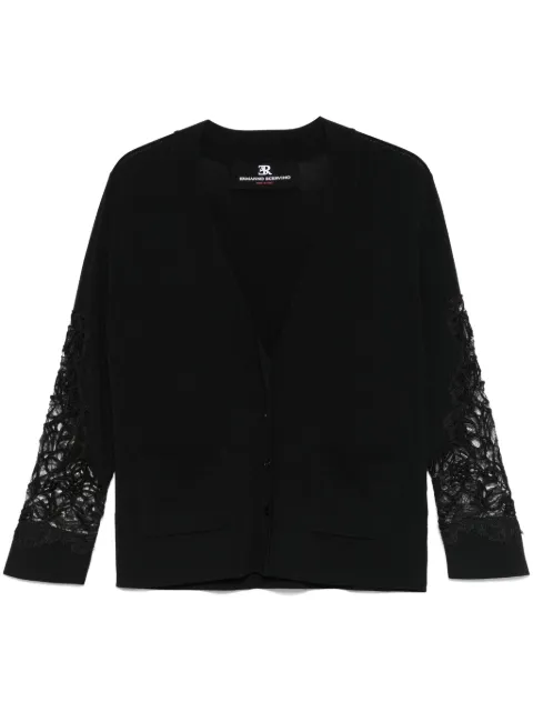 Ermanno Scervino cardigan à détail de dentelle