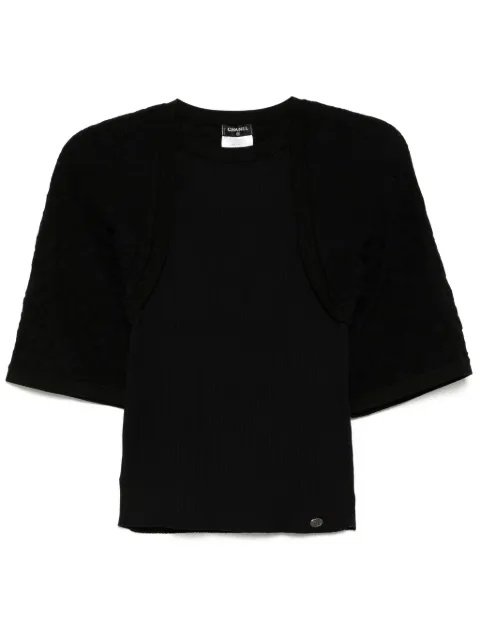 CHANEL Pre-Owned 2010-2020 short-sleeved jumper