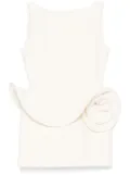 Magda Butrym crepe mini dress - CREAM