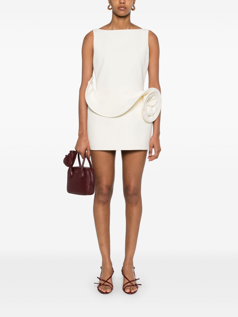 Magda Butrym Mini-jurk van crêpe - CREAM