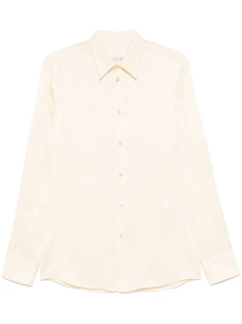 Valentino Garavani chemise à imprimé Toute La V