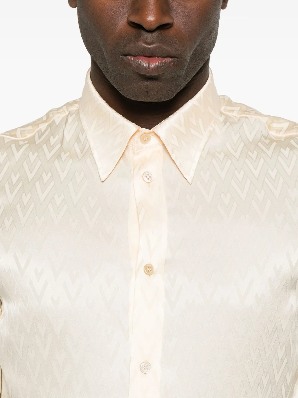 Valentino Garavani Toute La overhemd met V-print Geel