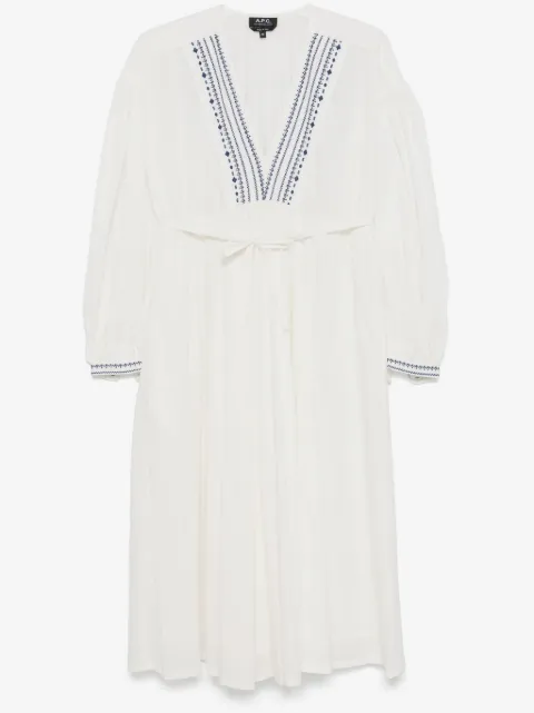 A.P.C. vestido midi Anni