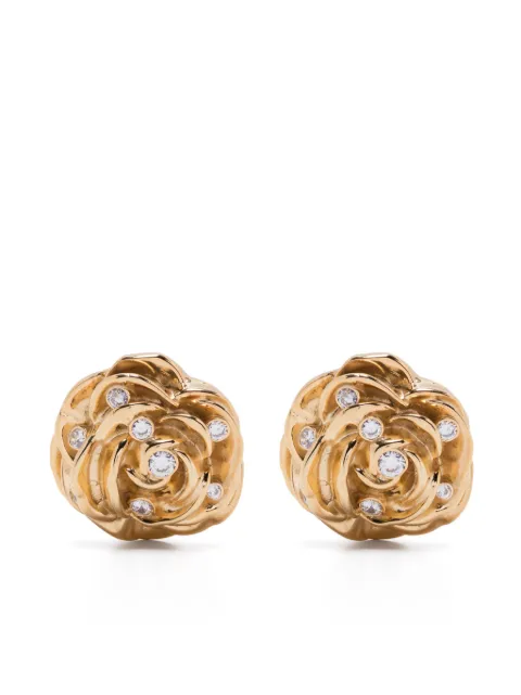 Magda Butrym Rose clip-on earrings