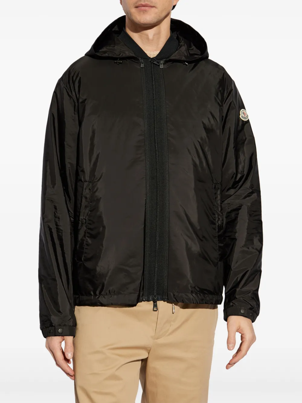 Moncler Jack met capuchon Zwart