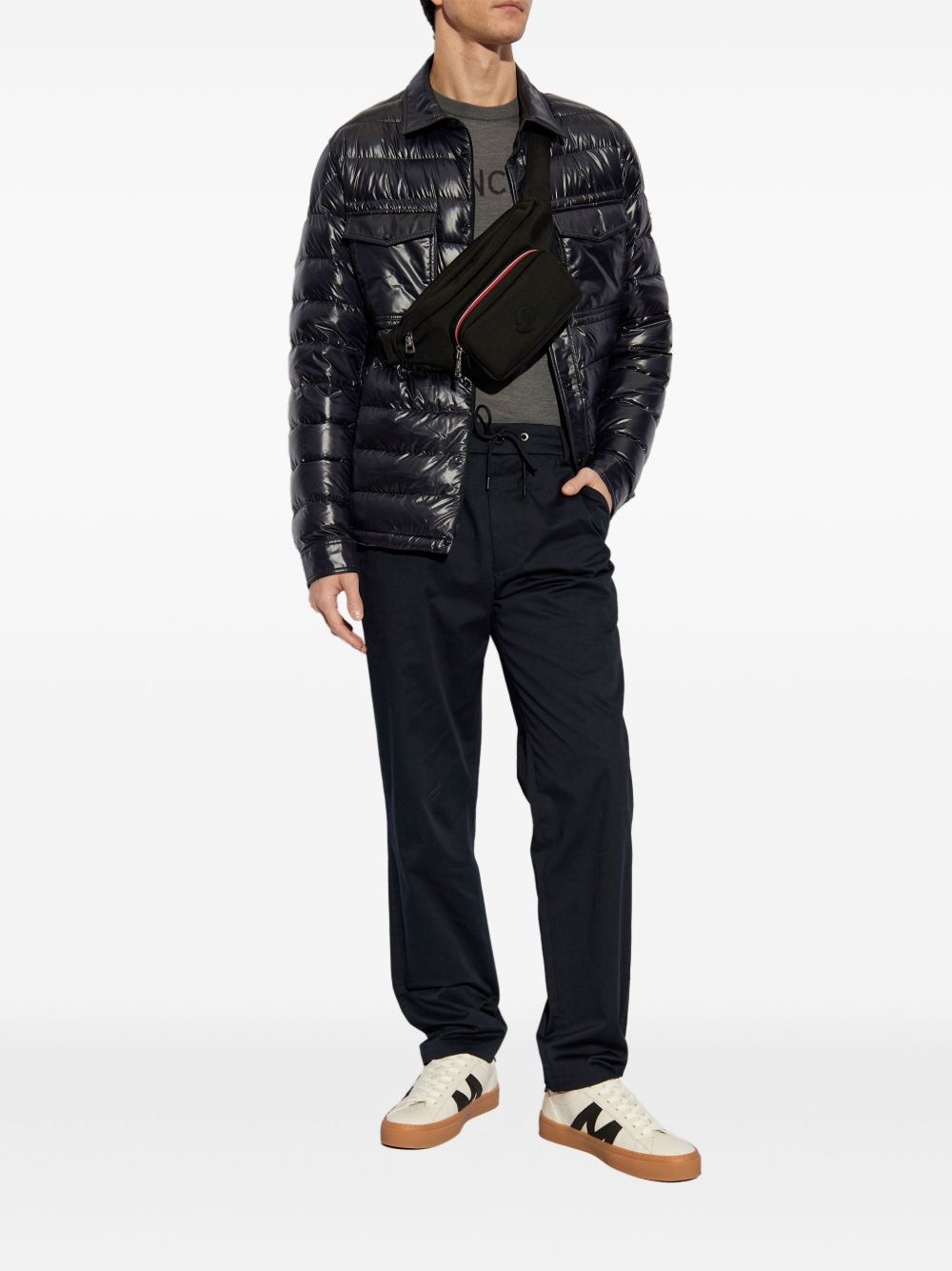 Moncler padded jacket - Zwart