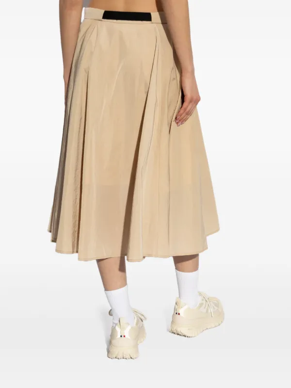 Moncler Belted Midi Skirt | Neutrals | FARFETCH