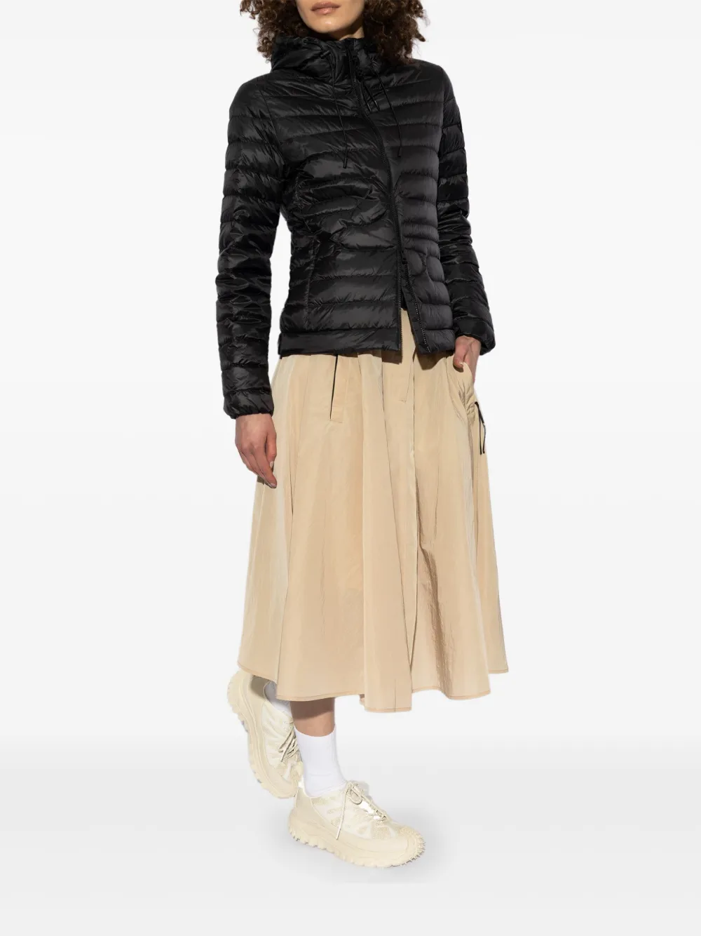 Moncler Midi-rok met ceintuur - Beige