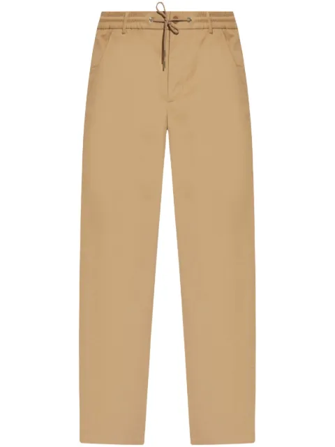 Moncler pantalones chinos estilo gabardina de algodón 