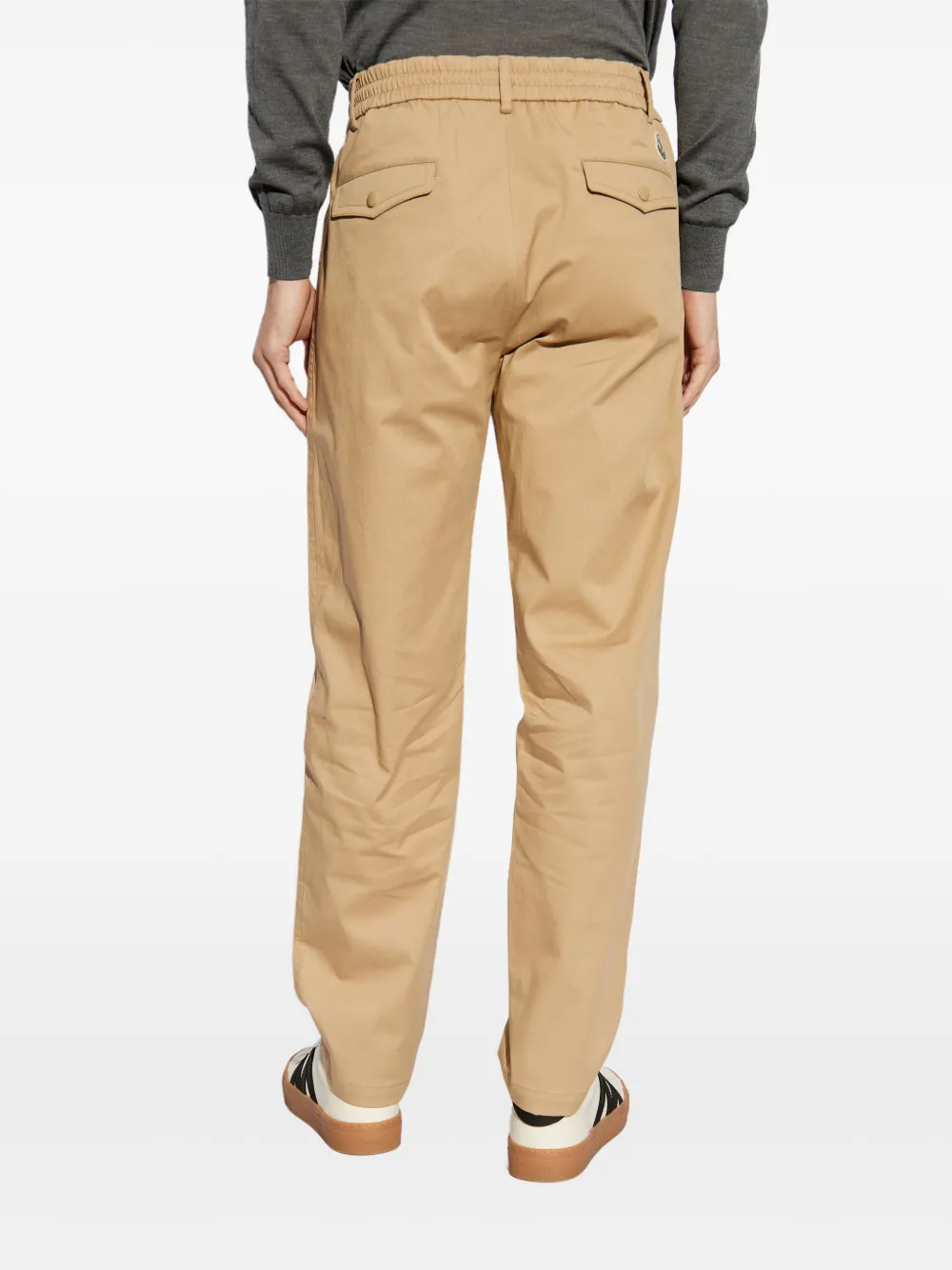 Moncler Katoenen gabardine chino Bruin